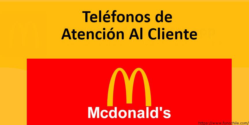 McDonalds Teléfono de Atención al Cliente