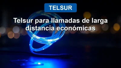 A glowing futuristic fiber optic cable on a dark surface, representing Telsur