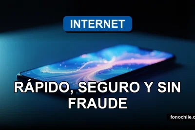 Un teléfono inteligente moderno con una interfaz de activación biométrica abstracta, sobre una mesa de vidrio.