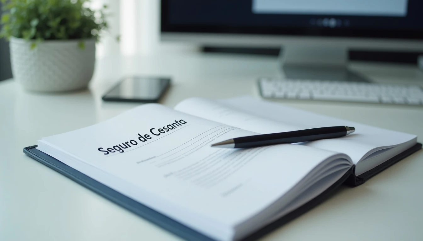 Guía y contacto para el Seguro de Cesantía de AFC en escritorio moderno