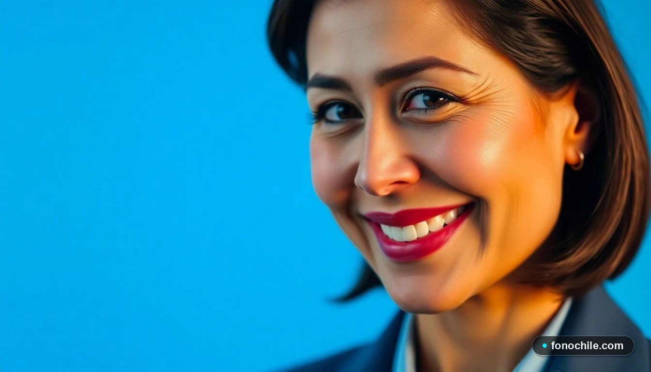 Asesora profesional de AFC sonriendo, ofreciendo apoyo y claridad sobre el Seguro de Cesantía.