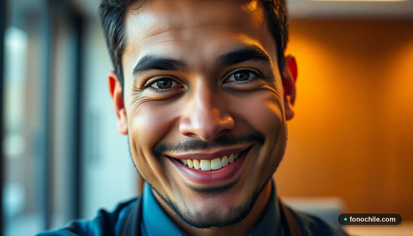 Retrato de un agente de servicio al cliente de AFEX sonriendo, representando apoyo y profesionalismo.