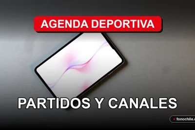 Guía visual de la programación deportiva en televisión chilena para 2026, mostrando partidos y canales.
