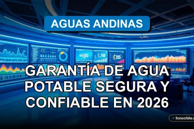 Vista aérea de un moderno centro de control de agua con pantallas que muestran gráficos abstractos de flujo y calidad.