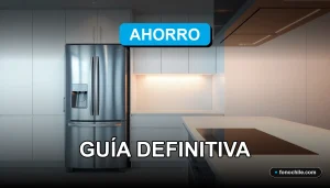 Guía para ahorrar en la compra de electrodomésticos modernos en 2026, mostrando un diseño de cocina inteligente y eficiente.