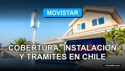 Instalación de antena Movistar en Chile para cobertura de red 2026