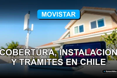 Instalación de antena Movistar en Chile para cobertura de red 2026