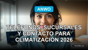 Un teléfono inteligente moderno descansa sobre una mesa de madera clara junto a un portátil, mostrando gráficos abstractos de colores, representando el servicio de atención al cliente de climatización de Anwo.