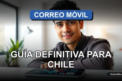 Guía definitiva de aplicaciones de correo móvil para Chile en 2026 mostrando una interfaz moderna en un smartphone.