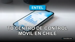 Aplicación móvil Entel 2026, centro de control para clientes en Chile, mostrando una interfaz moderna y fácil de usar.