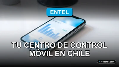 Aplicación móvil Entel 2026, centro de control para clientes en Chile, mostrando una interfaz moderna y fácil de usar.