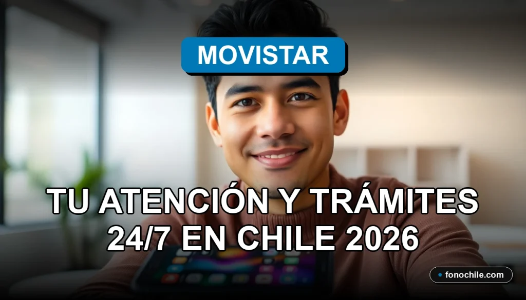 App Movistar atención al cliente 24/7 en Chile, soporte y trámites digitales