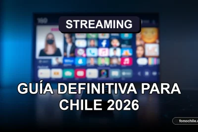 Guía de aplicaciones de streaming en Smart TV para Chile 2026, comparativa de servicios en pantalla moderna.
