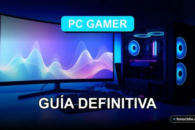 Guía para armar una computadora gamer económica con componentes RGB sobre un escritorio moderno.