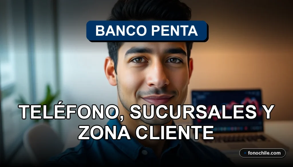 Atención al cliente telefónica del Banco Penta, servicio de banca personal.