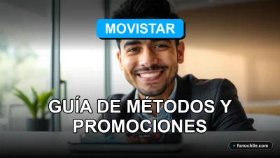 Cliente satisfecho consultando sobre promociones para aumentar gigas móviles en su plan de telefonía en Chile.