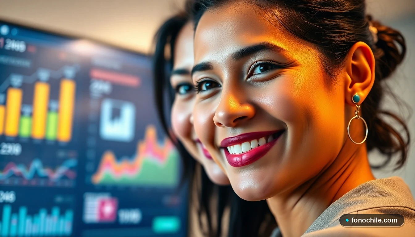 Asesora del Banco Internacional escuchando atentamente a un cliente en una sucursal moderna.