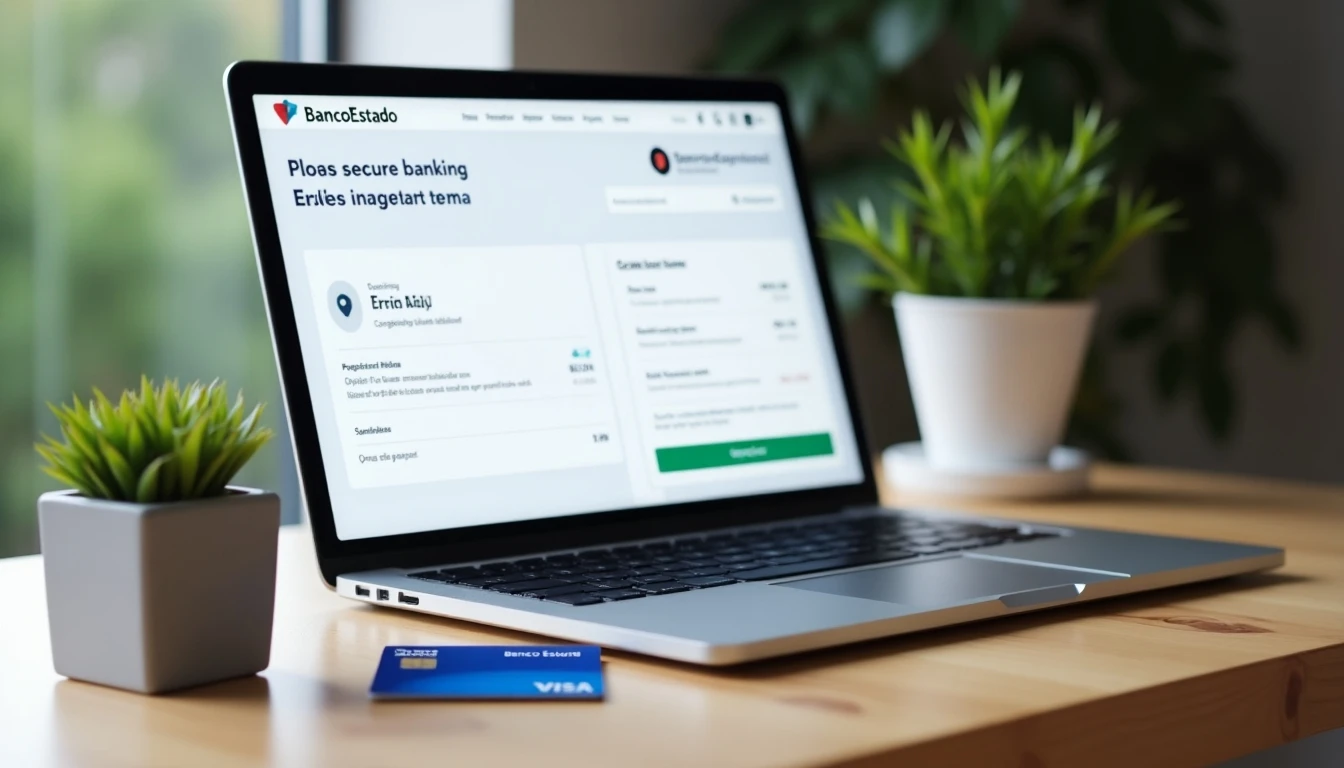 Cliente usando servicios digitales de BancoEstado de forma segura