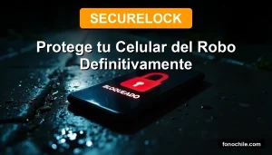 Bloqueo IMEI en Chile 2026, sistema de seguridad SecureLock contra el robo de celulares.