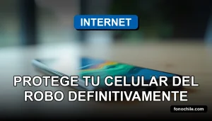 Teléfono inteligente moderno con gráficos abstractos en pantalla, sobre mesa de madera clara, concepto de bloqueo IMEI en Chile.