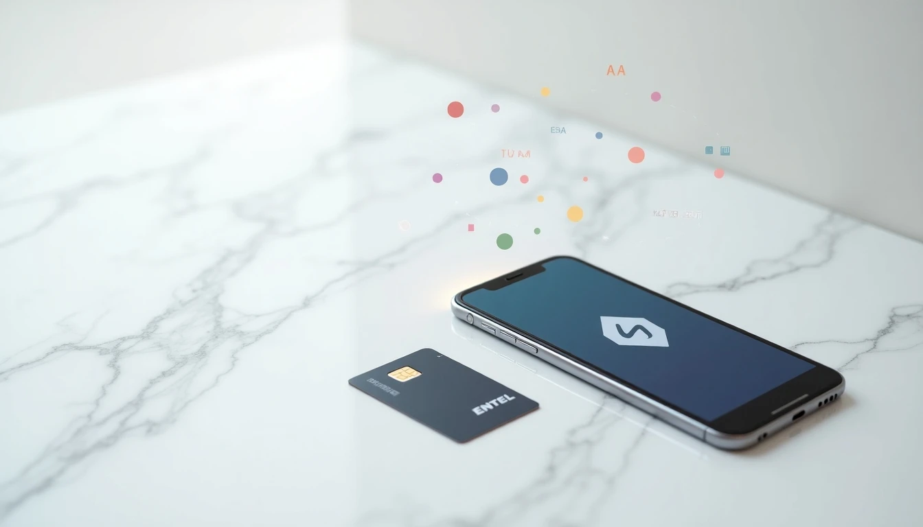 Bolsas ilimitadas Entel 2026 - SIM card y aplicación en smartphone