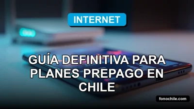 Planes de internet prepago 2026 en Chile, concepto de conectividad moderna y flexible.