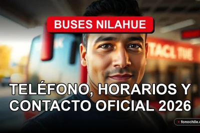 Un teléfono inteligente moderno en una mesa, mostrando gráficos abstractos de colores, con un autobús de la empresa Buses Nilahue desenfocado y en movimiento al fondo.