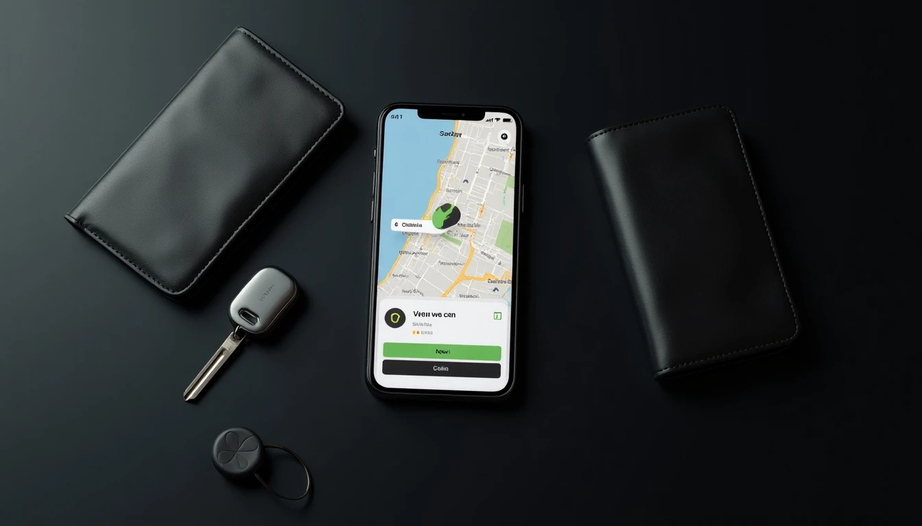 App de Cabify mostrando mapa de Santiago para servicios de transporte en Chile