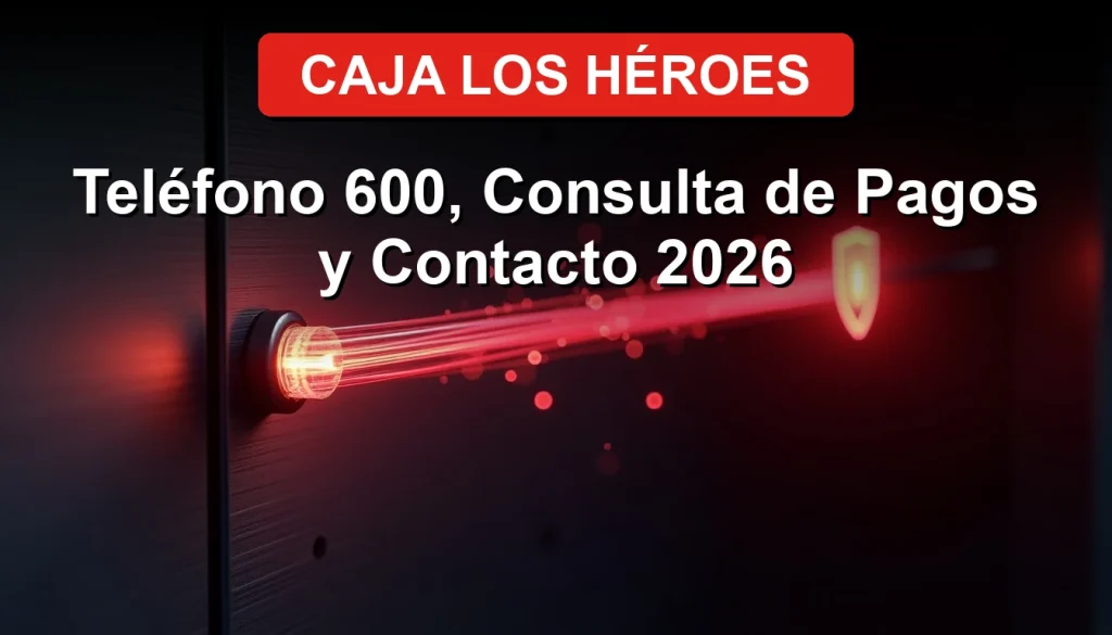 Caja Los Héroes, teléfono 600, consulta de pagos y contacto 2026 para pensionados y afiliados.