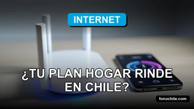 Un moderno router Wi-Fi 6 y un teléfono inteligente descansan sobre una mesa de madera clara, con gráficos abstractos de colores brillando en sus pantallas.