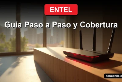 Guía para el cambio de domicilio Entel 2026: proceso, cobertura y nueva red de fibra óptica.