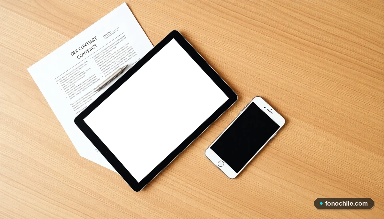 Dispositivos y contrato para el proceso de cambio de titular en servicios de telecomunicaciones en Chile.