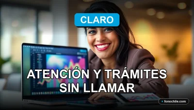 Una mujer latina sonriendo, representando el servicio de atención al cliente digital de Claro para 2026.