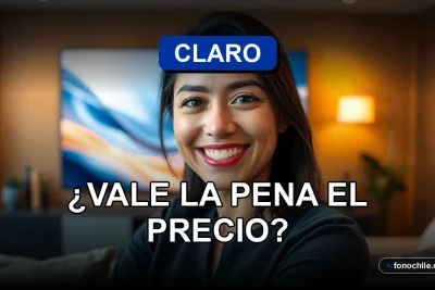 Una persona feliz disfrutando de la programación exclusiva de Claro TV en su sala moderna.