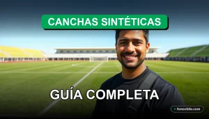 Guía completa de canchas de fútbol sintéticas en Santiago para el año 2026, mostrando instalaciones deportivas modernas.