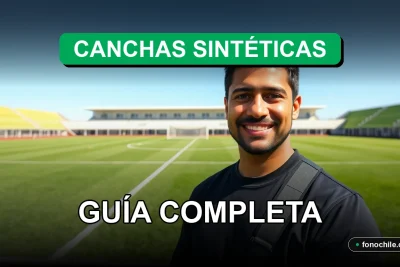 Guía completa de canchas de fútbol sintéticas en Santiago para el año 2026, mostrando instalaciones deportivas modernas.