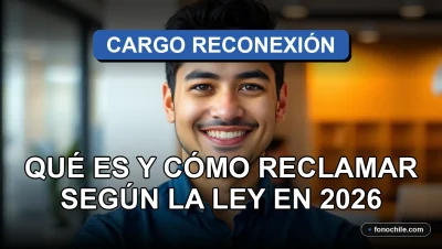 Un hombre hispano sonriendo con confianza, representando el servicio al cliente y la asesoría legal sobre cargos de reconexión en telecomunicaciones.