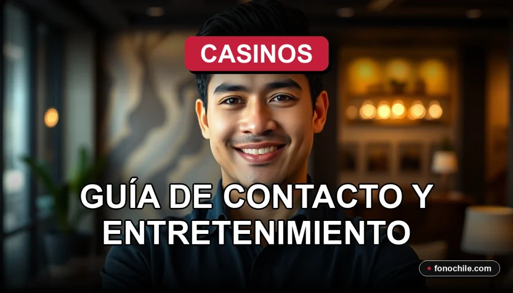 Guía de contacto y entretenimiento para casinos en Santiago para el año 2026.