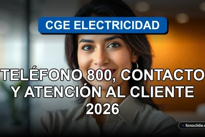 Atención al cliente de CGE Electricidad, servicio telefónico de soporte técnico