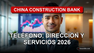 Moderno y seguro servicio bancario en Chile, mostrando un entorno profesional y tecnológico.