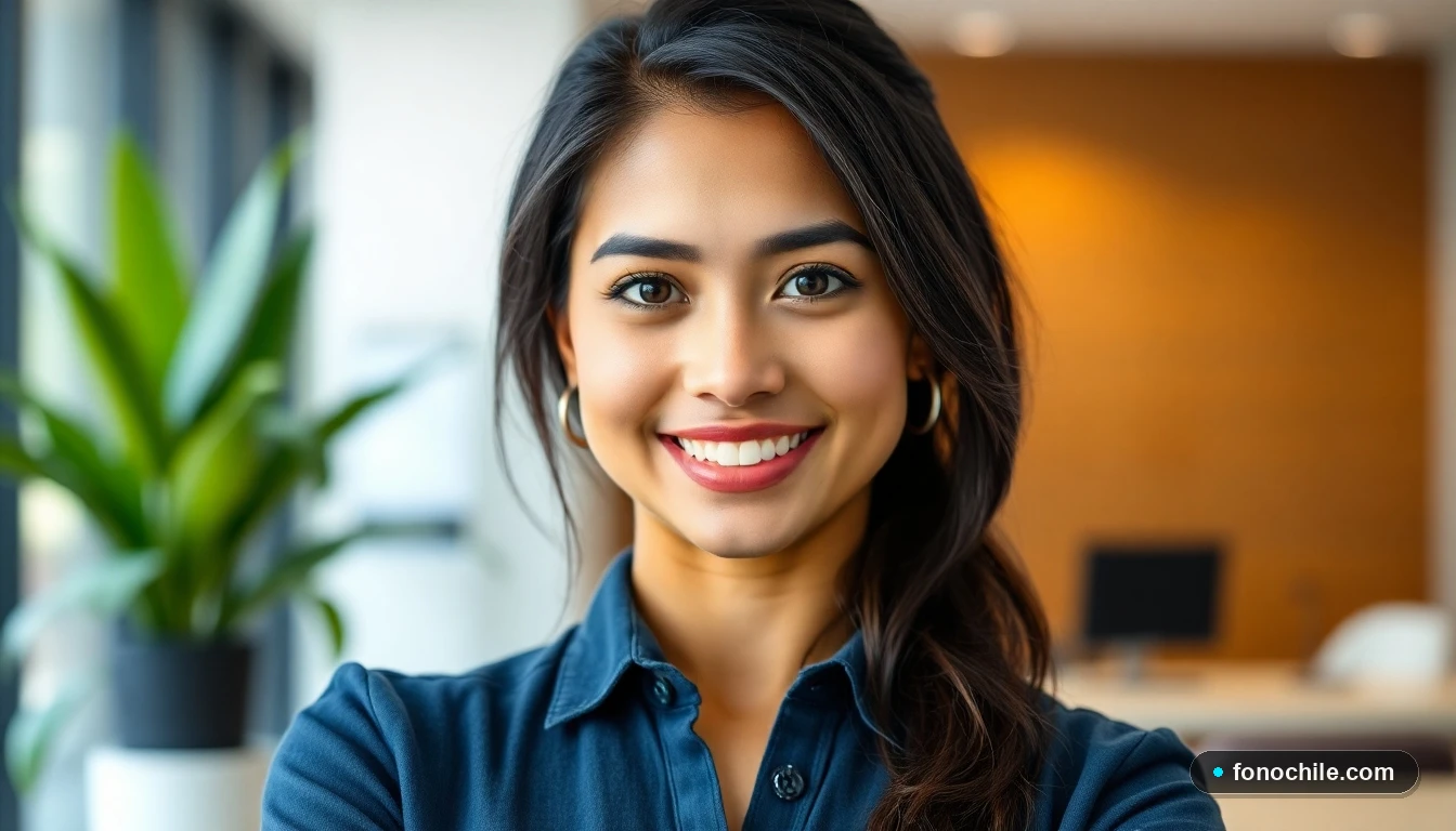 Profesional de servicio al cliente de China Construction Bank Chile, ofreciendo asistencia personalizada y confiable.