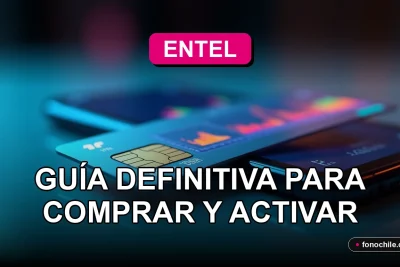 Chip Entel 2026 descansando sobre una mesa de vidrio con gráficos abstractos de colores en el fondo.