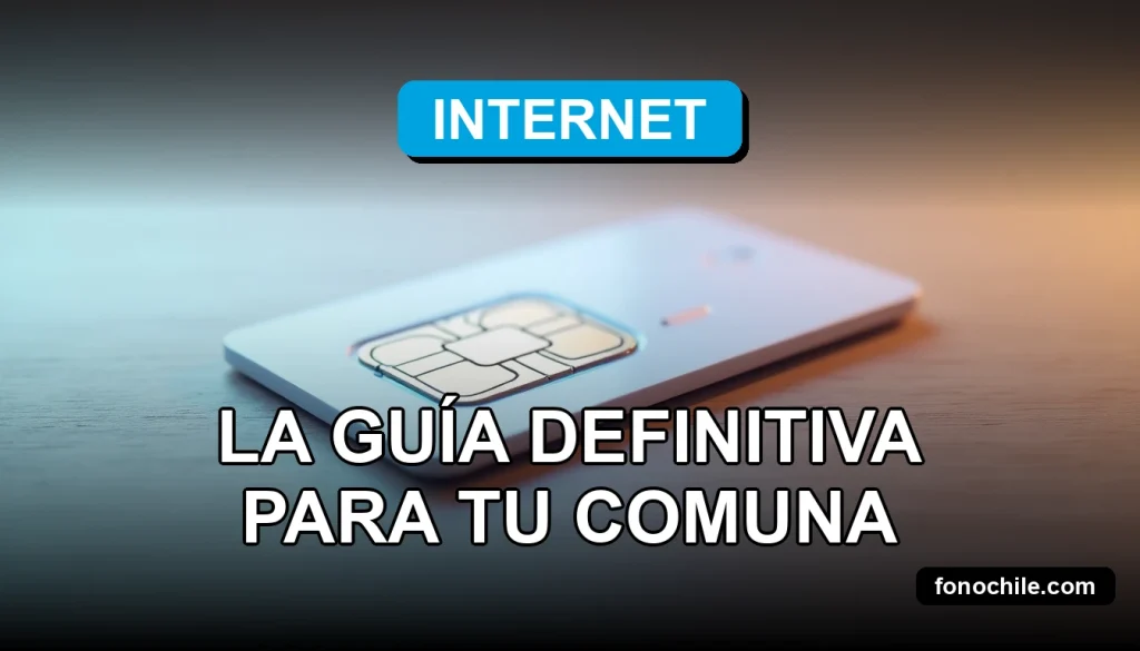 Chip de prepago moderno con bandas de color representando una comuna, sobre una mesa de madera clara.