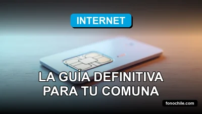 Chip de prepago moderno con bandas de color representando una comuna, sobre una mesa de madera clara.
