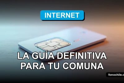 Chip de prepago moderno con bandas de color representando una comuna, sobre una mesa de madera clara.