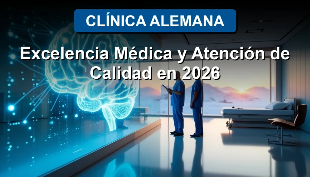 Clínica Alemana, líder en salud en Chile, ofrece tecnología médica de vanguardia y un equipo humano especializado para una atención integral y de calidad en 2026.