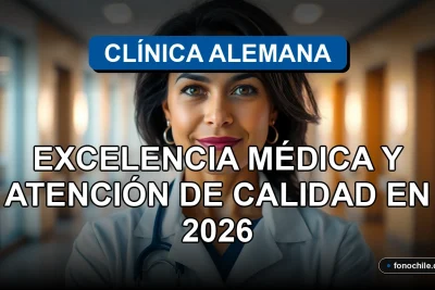 Modern hospital reception area with warm lighting and abstract medical data visualization on a screen