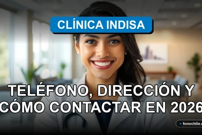 Una mujer hispana sonriente, representando el servicio al paciente de Clínica Indisa, en un entorno profesional y acogedor.