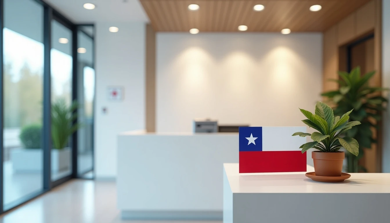 Recepción moderna y acogedora de Clínica Las Condes, símbolo de atención de calidad