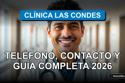 Médico sonriente en moderna clínica de Santiago